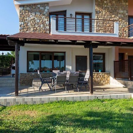 Villa Kristin 2 - 2Min Walk To Great Sandy, Shallow Beach Nikiti  Luaran gambar